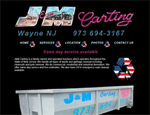 Tablet Screenshot of jmcarting.com